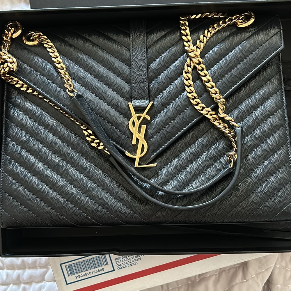 Authentic YSL Saint Laurent Large Envelope Bag